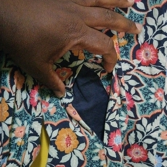 Universal Thread Multi floral Color Tiered Sundress Size XXL With Side Pockets - Picture 5 of 5